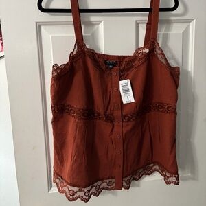 Torrid blouse tank 0x nwt